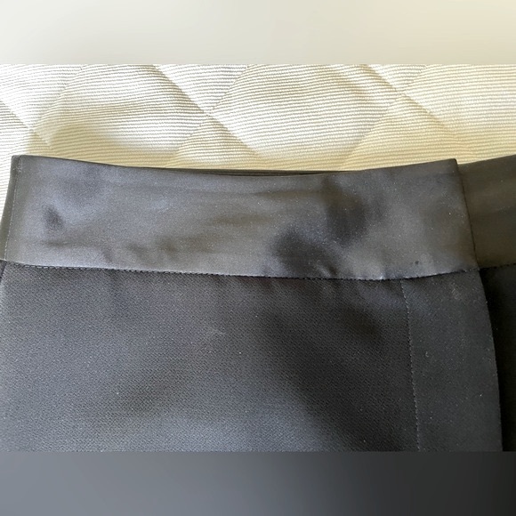 Talbots Heritage style black dress pants with black satin waist line US 10 - Picture 4 of 16